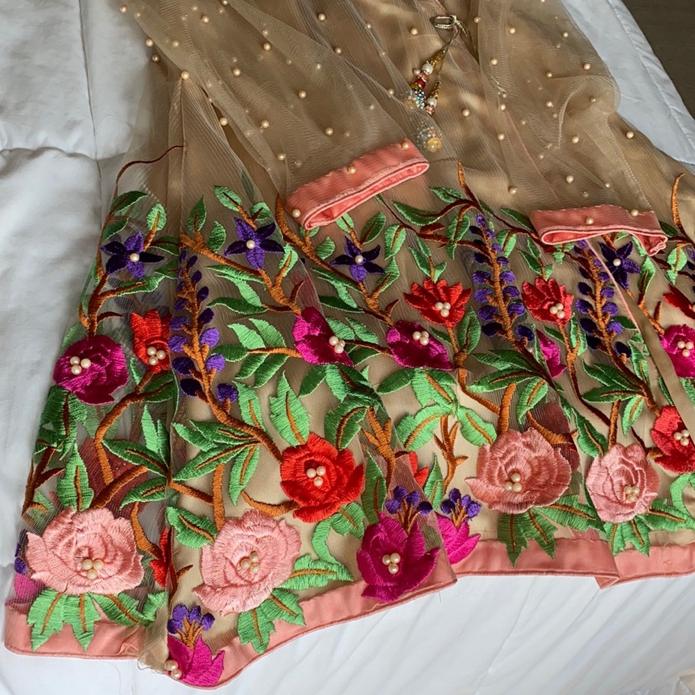 Custome maid pakistani prty wear